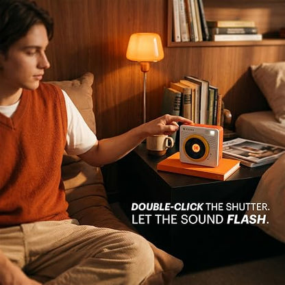 KODAK Spin Portable Wireless Bluetooth Speaker IPX4 Water Resistant 5 Hour Playtime Rechargeable Battery 15M Wireless Range 10W RMS Output 40W Peak Power Compact Speaker