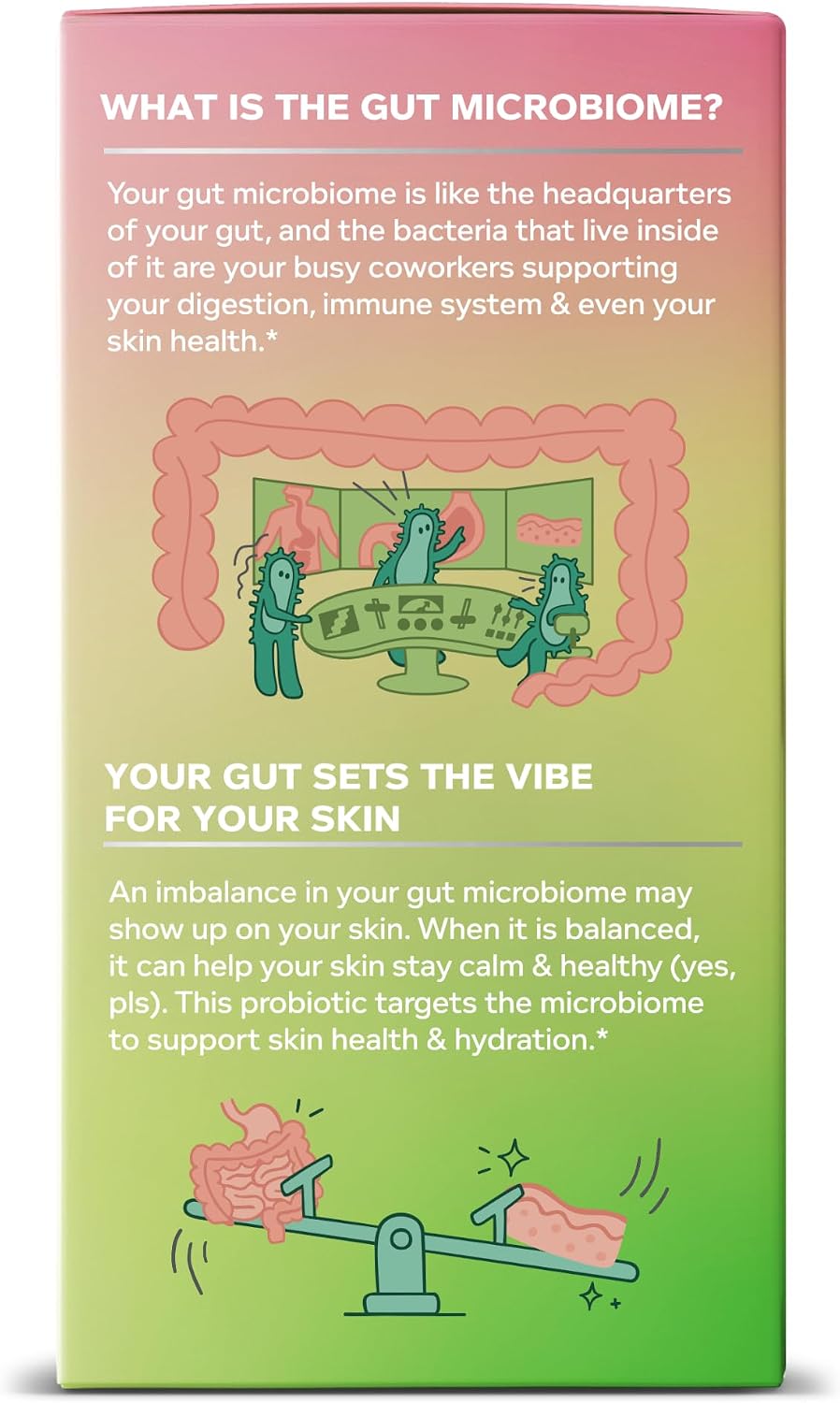 OLLY Precise Probiotics Skin Support Supplement, Supports Your Microbiome, Digestive & Immune Systems and Hydrated Healthy Skin,* Clinically Studied Strains, 30 Count