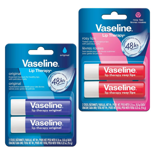 Vaseline Lip Therapy his and hers (Original and Rosy) twin pack - 2 pack