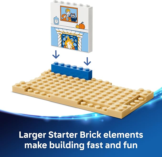 LEGO Disney Princess Cinderella Animal Friends Castle 43283 | Building Toys for Girls & Boys, Ages 4+, Castle Toy W/ Cinderella Figure, Pretend Play, 149 pieces, Gift for Birthdays