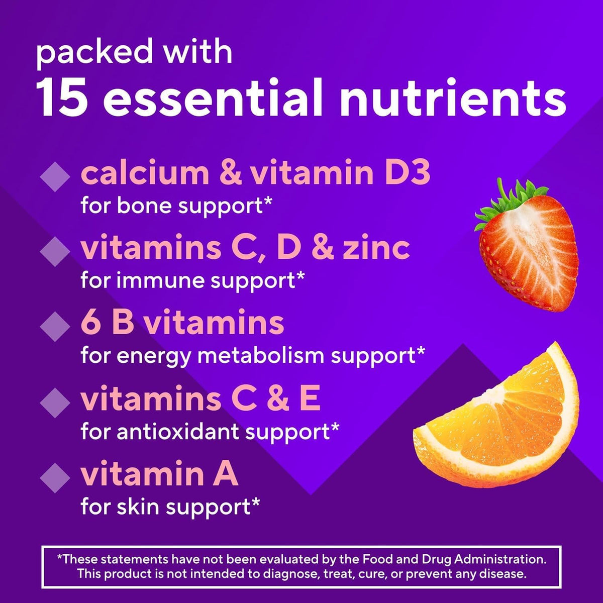 Vitafusion GLP1 Vitamin Supplement Support Gummy | 90 Multivitamin Gummies