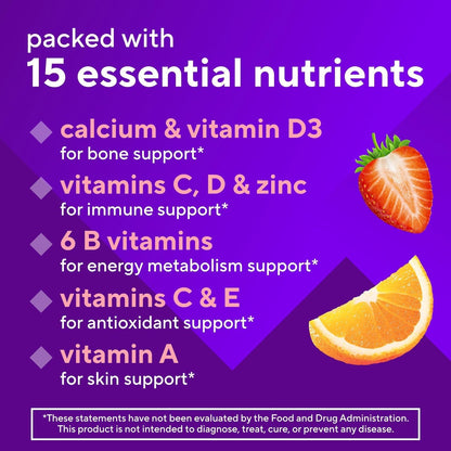 Vitafusion GLP1 Vitamin Supplement Support Gummy | 90 Multivitamin Gummies