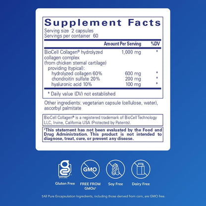 Pure Encapsulations Collagen JS, 120 Capsules