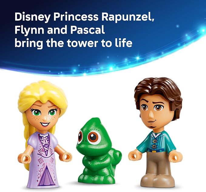 LEGO Disney Princess Rapunzel's Mini Tower 43294 | Building Toys for Girls & Boys, Ages 5+, Princess Castle Playset, Movie Character Figures, 171 pieces, Gift for Birthdays