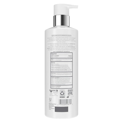 Dove Derma Scalp Dandruff Relief Shampoo 1 ct with Salicylic Acid, Sulfates and Niacinamide for Removing Flakes & Boosting Hair Resilience 16 fl oz