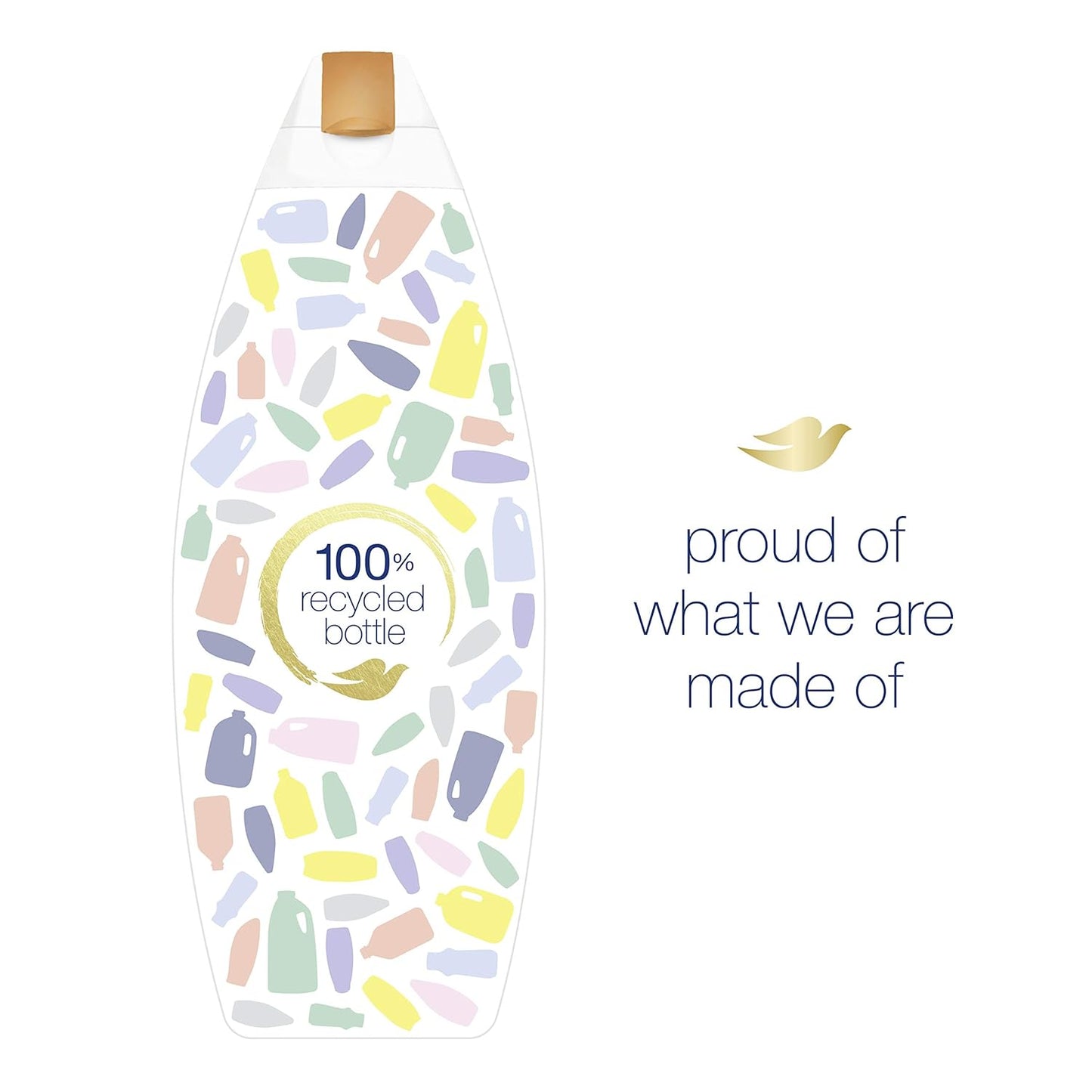 Dove Purely Pampering Body Wash for Dry Skin Shea Butter with Warm Vanilla Effectively Washes Away Bacteria While Nourishing Your Skin, 22 Fl Oz (Pack of 4)
