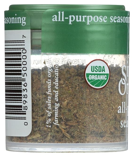 Simply Organic All-Purpose Seasoning, Certified Organic, Kosher, Mini Spices | 0.42 Ounce (Pack of 1)