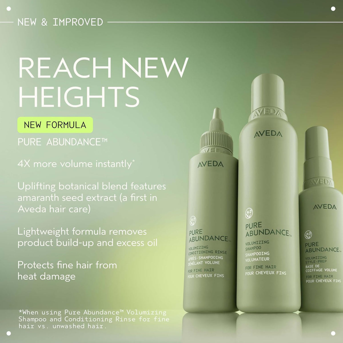 AVEDA Pure Abundance Volumizing Conditioning Rinse | Lightweight Volumizing Conditioner For Fine Hair | Reduces Breakage | Notes of Jasmine, Peppermint, Pamarosa and Ylang Ylang | 5 Fl Oz