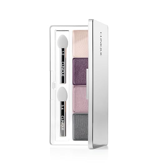 Clinique All About Shadow Eye Shadow Quad | Long Lasting, Crease + Fade Resistant + Safe For Sensitive Eyes