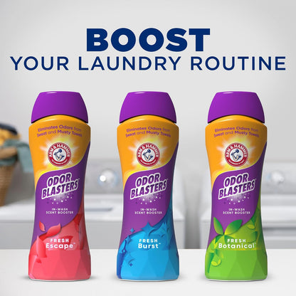 ARM & HAMMER Odor Blasters In-Wash Scent Booster, Fresh Botanical, 24 Oz