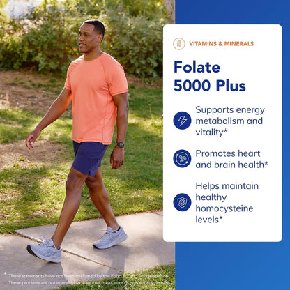 Pure Encapsulations - Folate 5,000 Plus, 60 Capsules