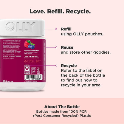 OLLY Women's Multivitamin, Supports Overall Wellness,* Biotin - 130 Count