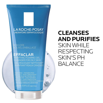 La Roche-Posay Effaclar Foaming Gel Cleanser for Oily Skin