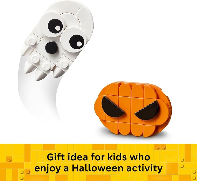 LEGO Halloween Wreath 40825 | Building Toys for Boys & Girls, Ages 12+, Halloween Decor & Craft, W/ String to Hang, 617 pieces, Gift for Kids