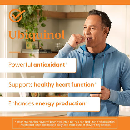 Doctor's Best Kaneka Ubiquinol 50 mg Supplement, Non GMO, 90 Softgels