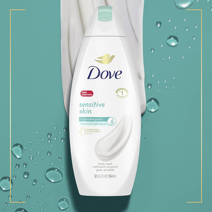 Dove Body Wash, Sensitive Skin, 12 oz