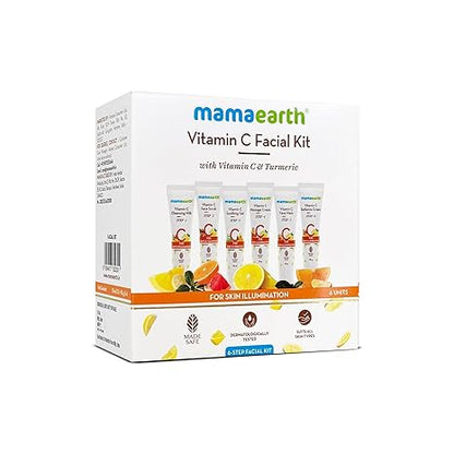 Mamaearth Vitamin C Facial Kit with Vitamin C & Turmeric 2.12 Oz/60g