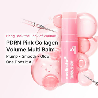 medicube PDRN Collagen Volume Multi Balm Stick, Firming Face & Body Balm