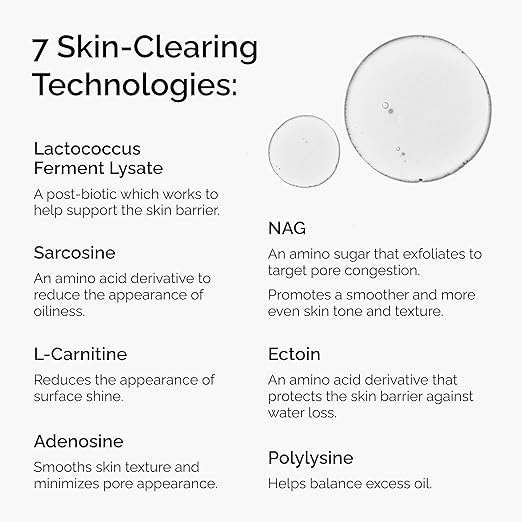 The Ordinary Balancing & Clarifying Serum, Multi-Active Solution for Oil Control and Pore Refinement, 1 Fl Oz