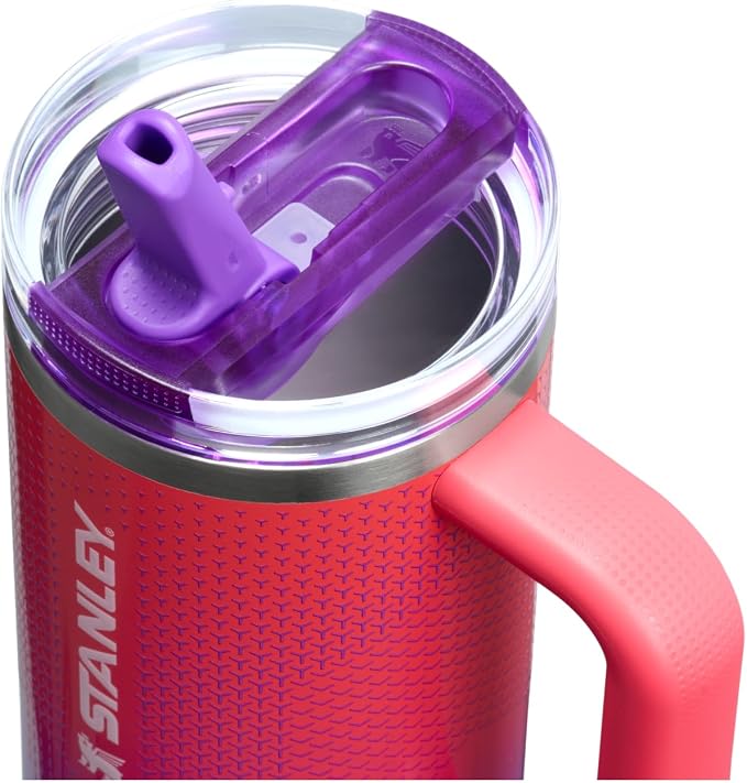 STANLEY Quencher ProTour Flipstraw Tumbler, 30 oz, Vermilion Hypergrip