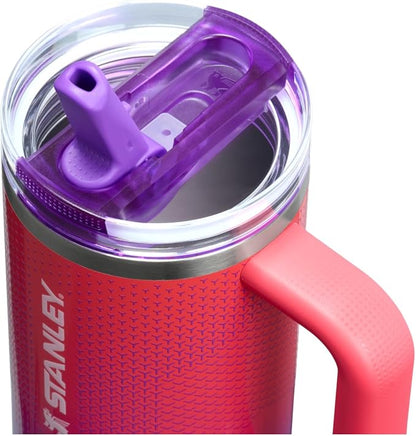 STANLEY Quencher ProTour Flipstraw Tumbler, 30 oz, Vermilion Hypergrip