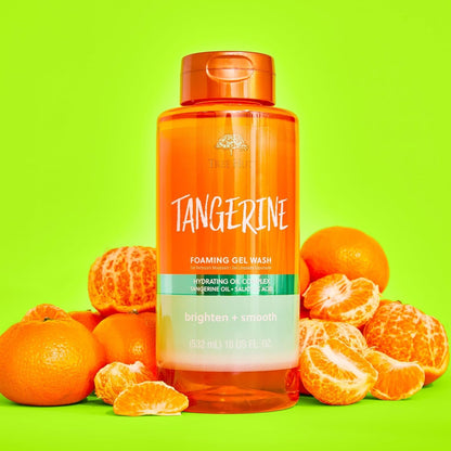 Tree Hut Tangerine Body Wash, Hydrating & Moisturizing Shower Gel with Shea Butter & Essential Oils, Soft Smooth Glowing Skin, Gentle Cleanser For All Skin Types, Self Care Gifts for Women, 18 Fl Oz
