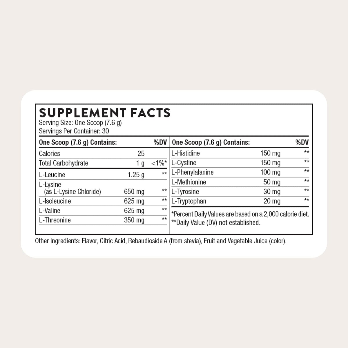 THORNE Amino Complex, Clinically Validated EAA & BCAA Powder, 30 Servings