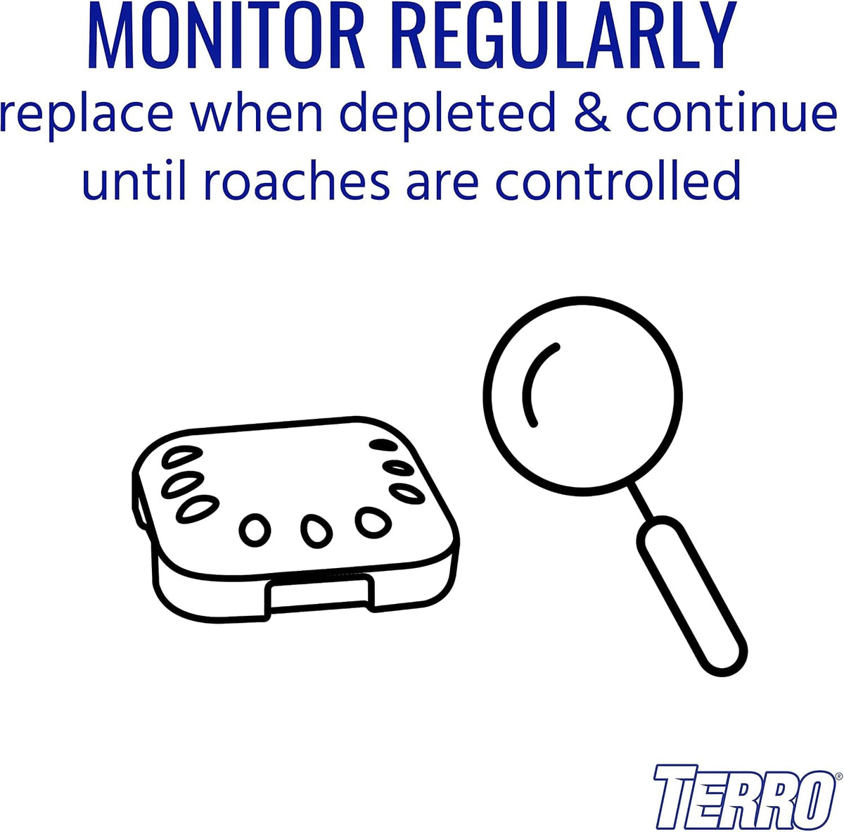 TERRO Multi-Surface Roach Bait Stations, 6-Pack