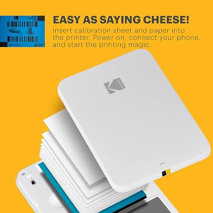 KODAK 2x3 Premium Sticky-Backed ZINK Photo Paper (50 Sheets) - Compatible With Kodak Step, Step Slim, Printomatic, Printomatic+, Smile+, Step Touch