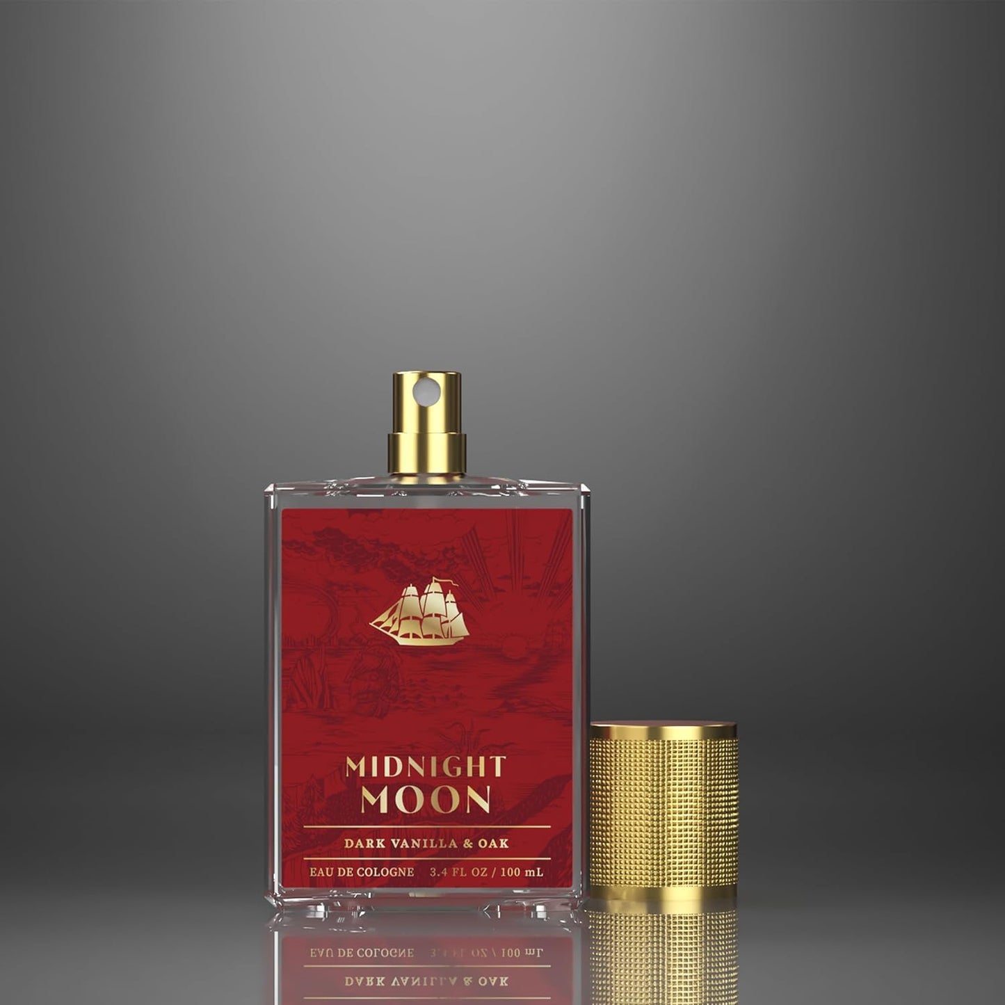 Old Spice Cologne for Men, Premium & Pairable Fragrance Spray, Midnight Moon with Dark Vanilla & Oak Signature Scent, Masculine & Sophisticated for Day & Night Wear, Eau de Cologne, 3.4 fl oz