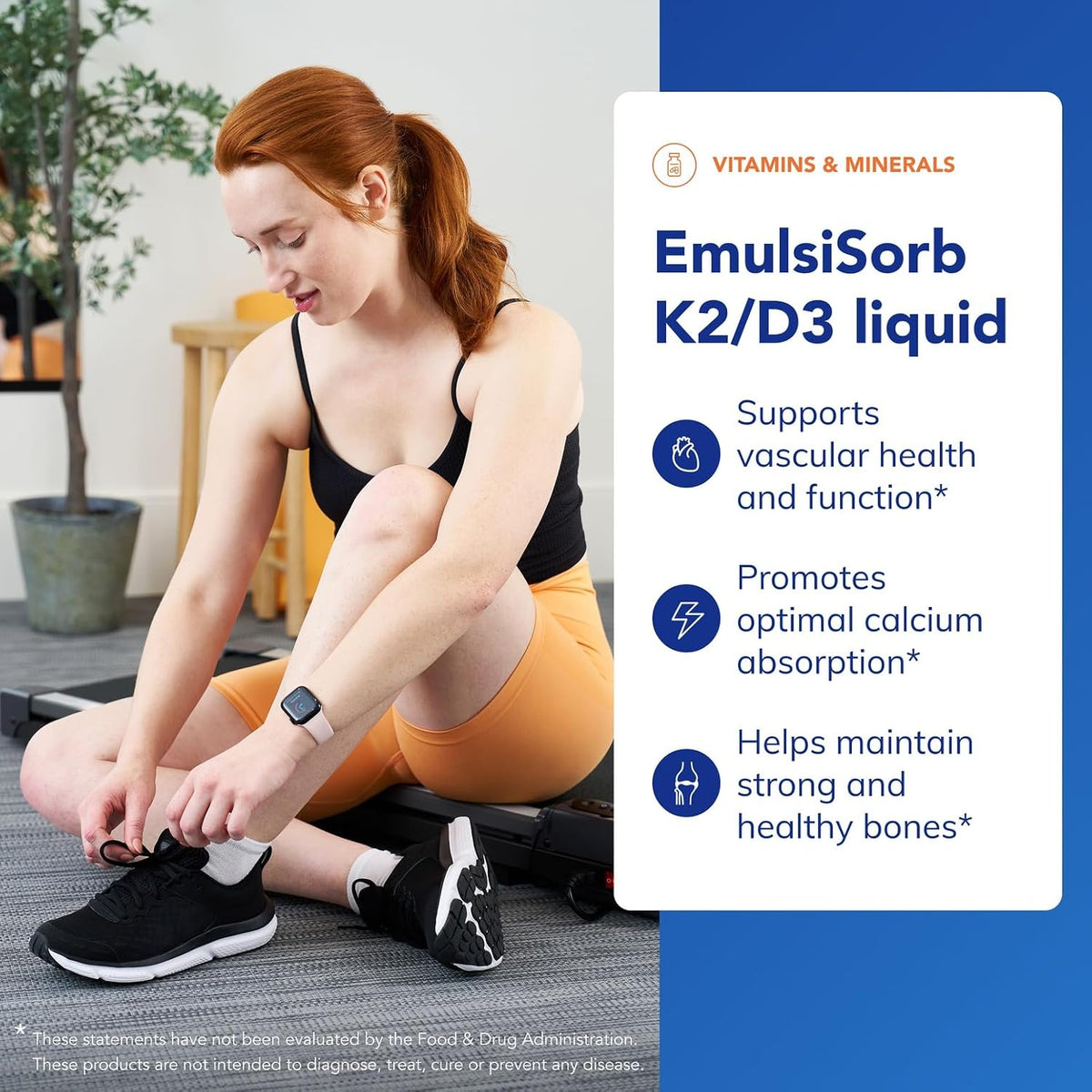 Pure Encapsulations EmulsiSorb K2/D3 Liquid, 0.7 Fl Oz