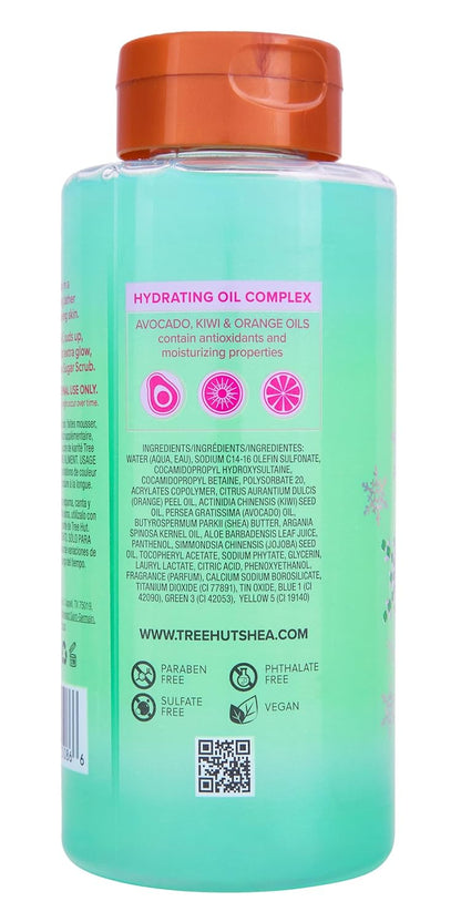 Tree Hut Enchanting Emerald Foaming Gel Wash | Cleanse & Soothe Skin Without Stripping Moisture | Made with our Hydrating Oil Complex | Limited Edition Holiday | 18 fl oz.