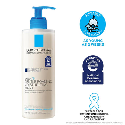 La Roche-Posay Lipikar AP+ Gentle Moisturizing Body Wash, with Shea Butter