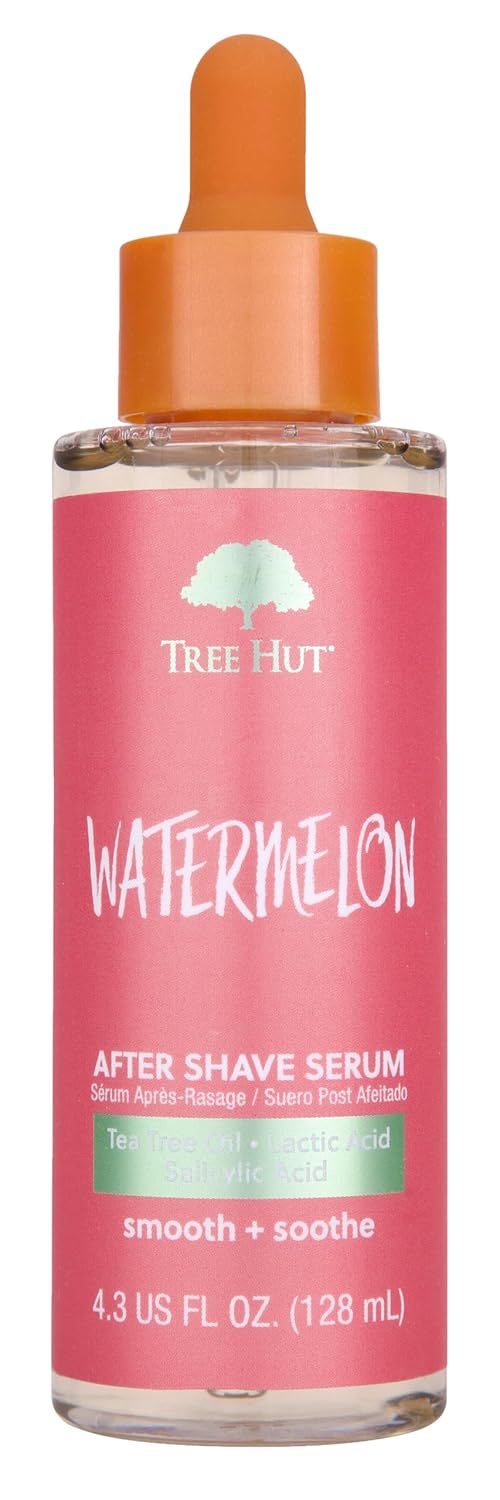Tree Hut Watermelon After Shave Serum, Helps Keep Skin Smooth & Soothed After Shaving, Sensitive, 4.3 Fl Oz