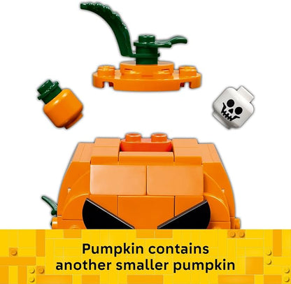 LEGO Jack-O'-Lantern Pickup Truck 40822 | Building Toys for Boys & Girls, Ages 8+, Halloween Decor & Craft, 177 pieces, Gift for Kids
