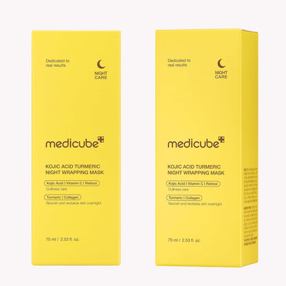 medicube Wrapping Mask Kojic Acid Turmeric- Overnight Peel Off Facial Mask