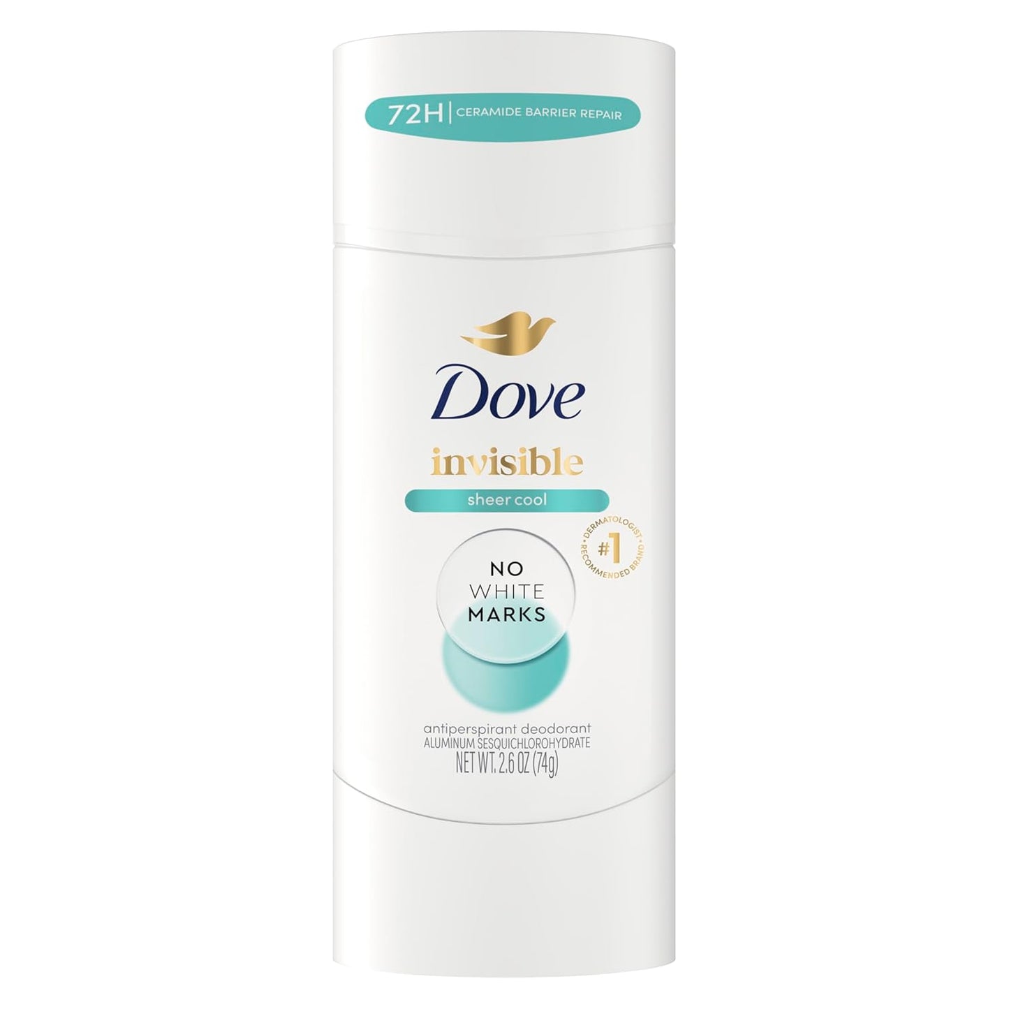 Dove Advanced Care Antiperspirant Deodorant for Women Sheer Cool 72 hour sweat and odor protection 2.6 oz
