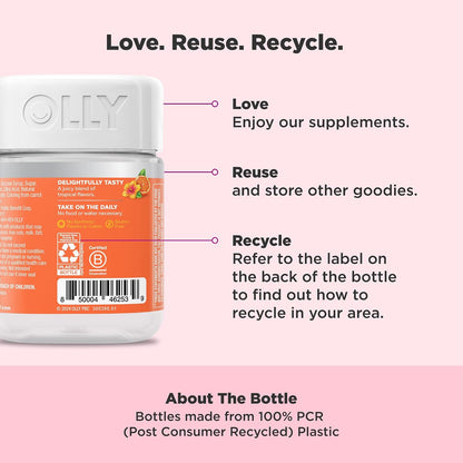 OLLY Heavenly Hair, Supports Healthy Hair,* Keratin, Biotin - 60 Count