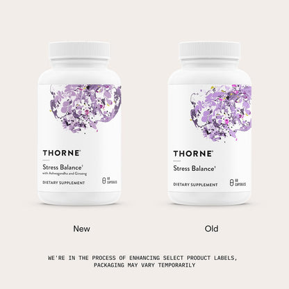 THORNE Stress Balance, KSM-66 Ashwagandha, Ginseng & Active B6, 60 Capsules