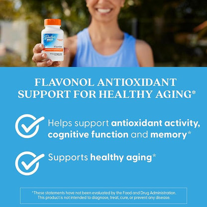 Doctor's Best Fisetin Supplement 100 mg, for Men & Women, 30 Veg Caps