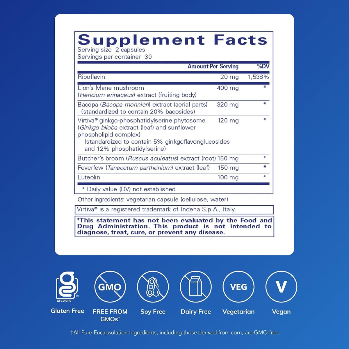 Pure Encapsulations Brain Reset, 60 Capsules