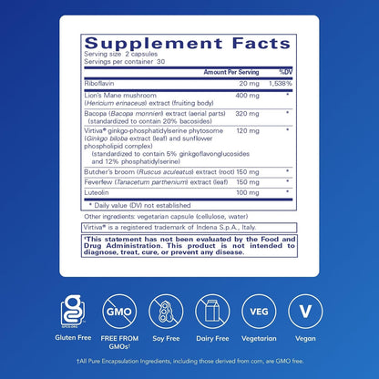 Pure Encapsulations Brain Reset, 60 Capsules