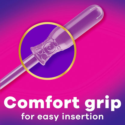 Tampax Radiant Tampons Multipack, #1 Tampon Brand, with LeakGuard Braid, Regular/Super Absorbency, Up to 100% Leak and Odor Free Protection, Unscented, 38 Count