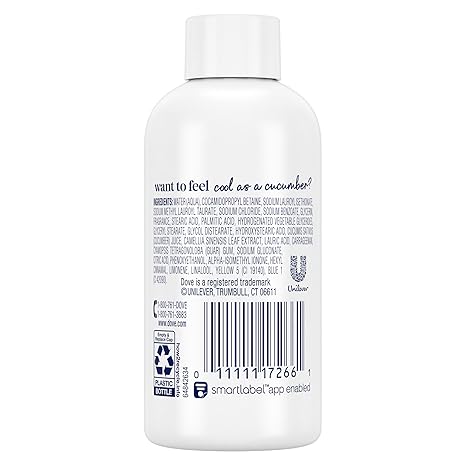 Dove Body Wash 24 Count Refreshing Cucumber and Green Tea Refreshes Skin Cleanser That Effectively Washes Away Bacteria While Nourishing Your 3 oz