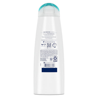 Dove Nutritive Solutions Moisturizing Shampoo for Dry Hair Daily Moisture with Pro-Moisture Complex for Manageable and Smooth Hair 12 oz,(Pack of 8)