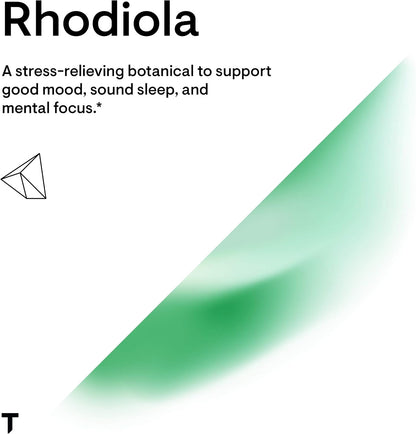 THORNE - Adaptogen & Adrenal Support Bundle - Natural Solutions for Coping with Stress - Rhodiola and Adrenal Cortex - 60 Servings