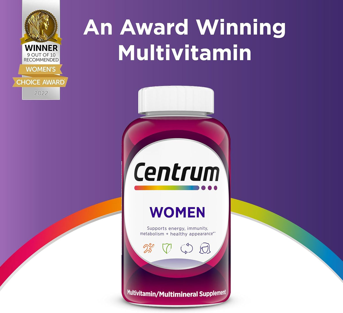 Centrum Multivitamin for Women 18 and Over, 120 Tablets