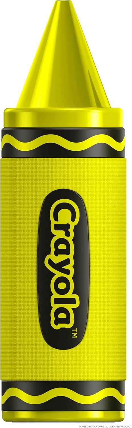 Crayola Kids Crayon Speakers Bluetooth, Portable Bluetooth Speakers | 20W Peak Power HD Sound, Mini Bluetooth Speaker Wireless with TWS Pairing BT 5.3, FM Radio Home/Party/Outdoor/Travel