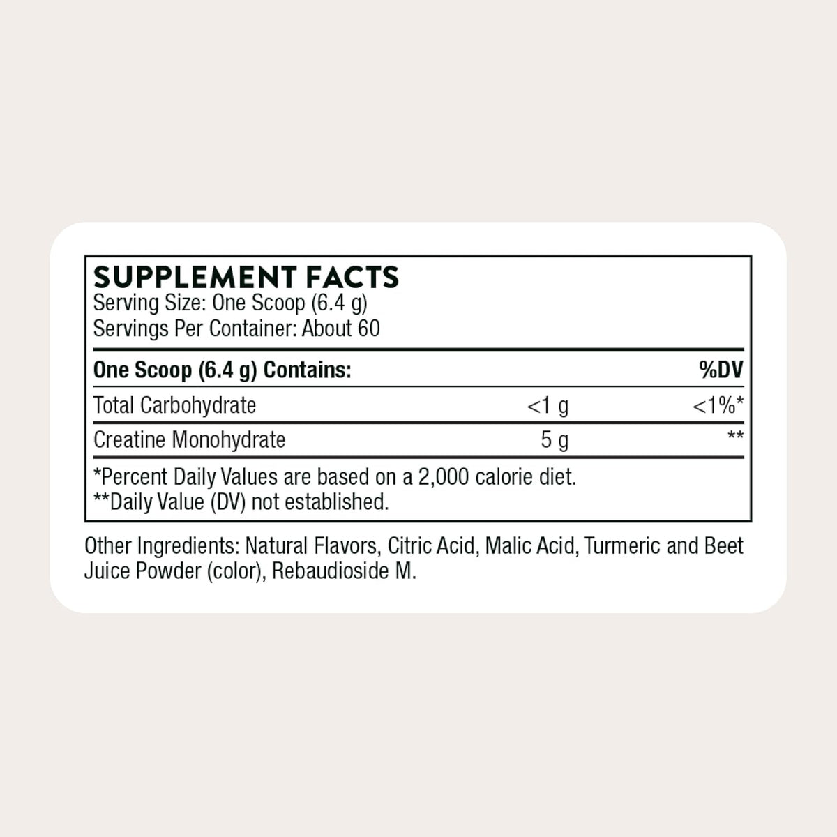 THORNE Creatine, Micronized Creatine Monohydrate Powder, 60 Servings