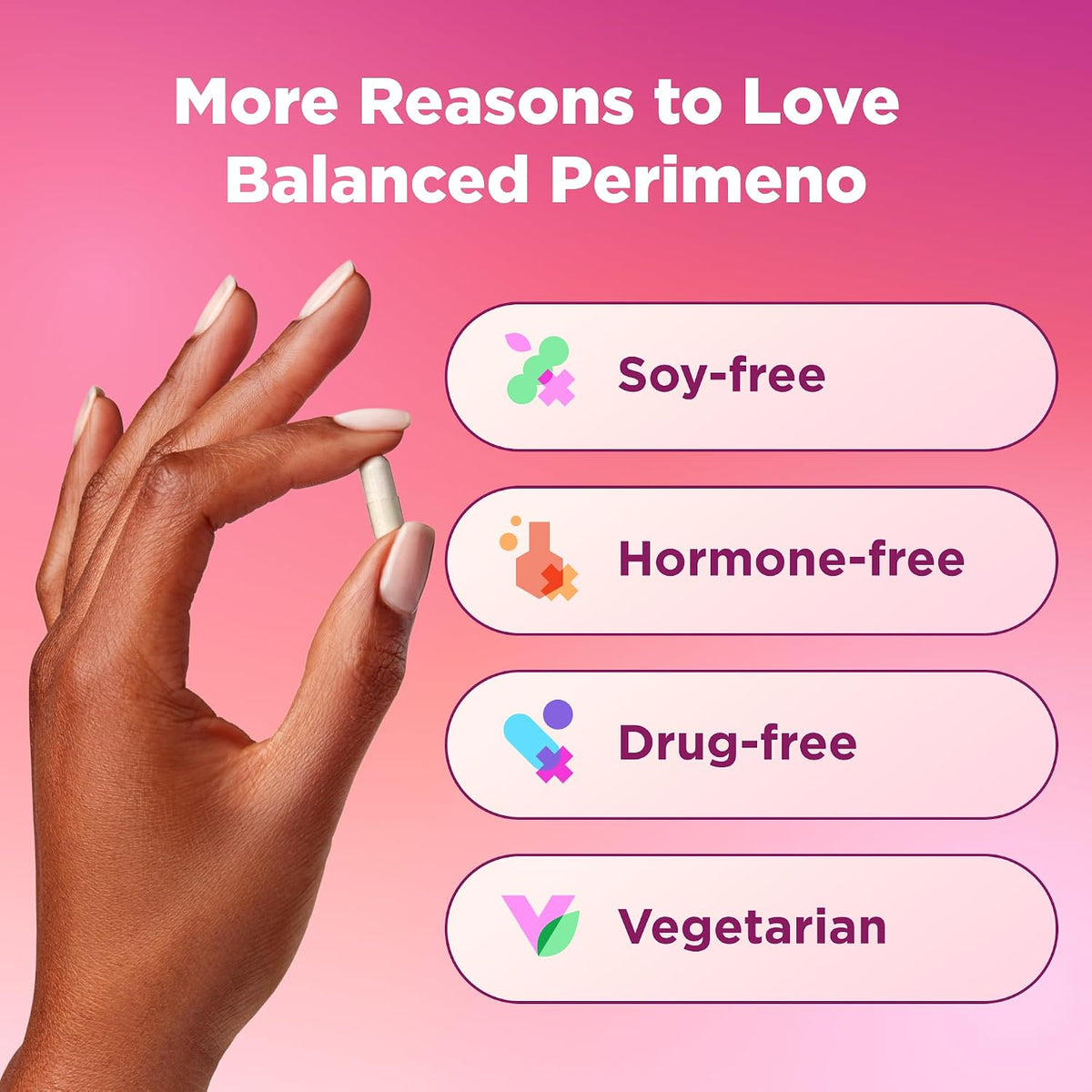 OLLY Balanced Perimenopause, 500 mg FenuSMART Fenugreek Extract - 30 Count